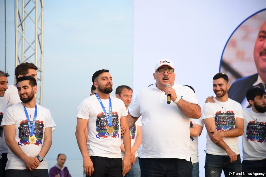 Bakıda Azərbaycanın Avropa çempionatındakı qələbəsi münasibətilə konsert keçirilib (FOTO)