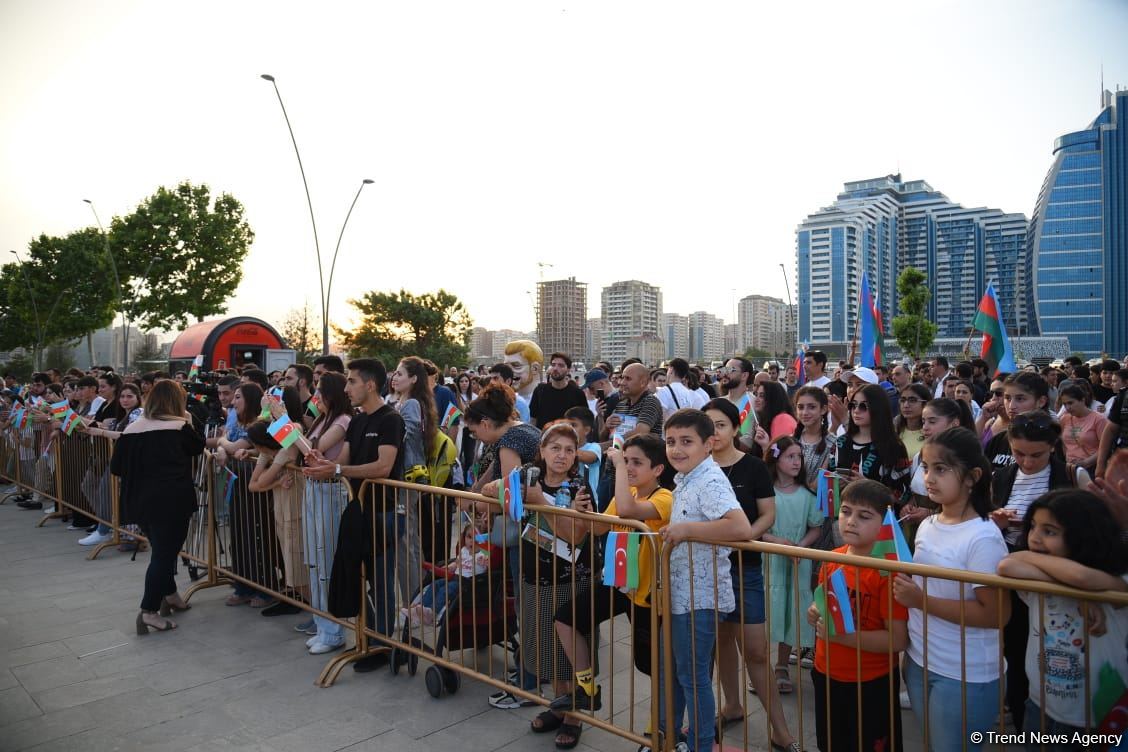 Bakıda Azərbaycanın Avropa çempionatındakı qələbəsi münasibətilə konsert keçirilib (FOTO)