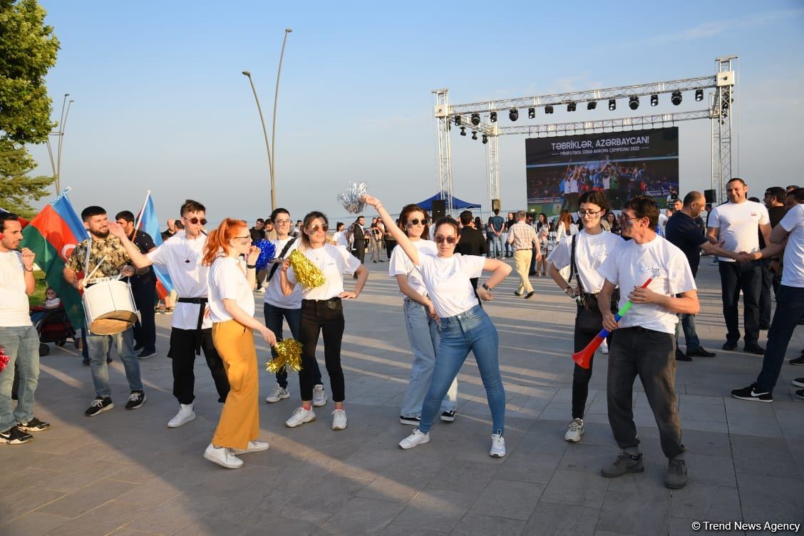 Bakıda Azərbaycanın Avropa çempionatındakı qələbəsi münasibətilə konsert keçirilib (FOTO)