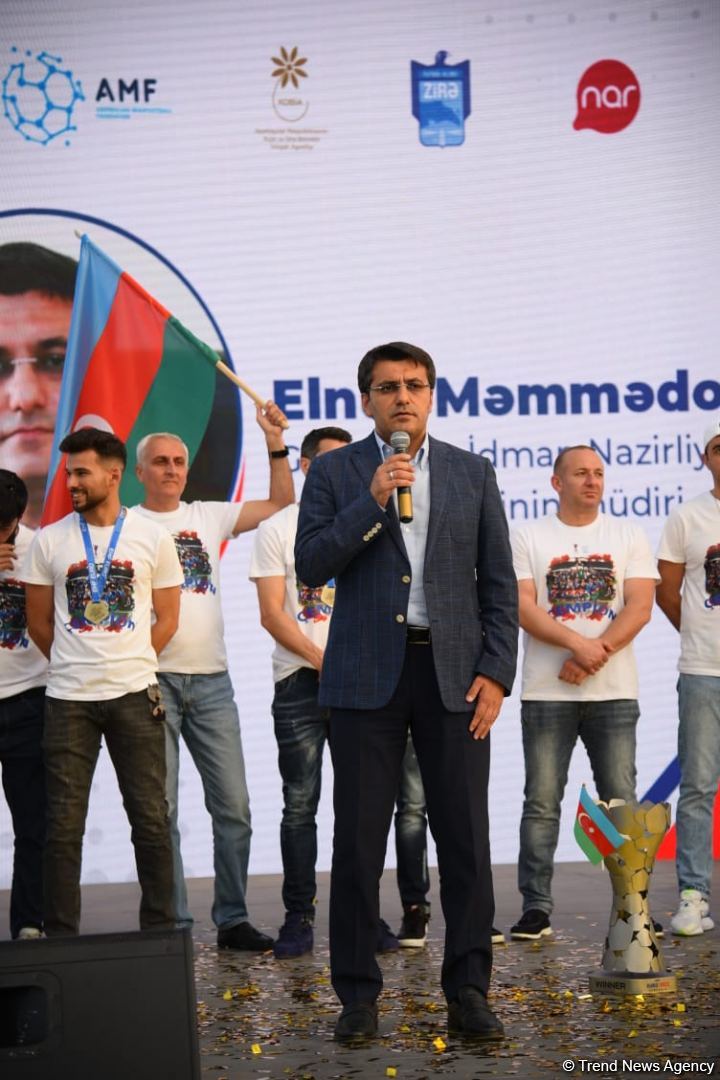 Bakıda Azərbaycanın Avropa çempionatındakı qələbəsi münasibətilə konsert keçirilib (FOTO)