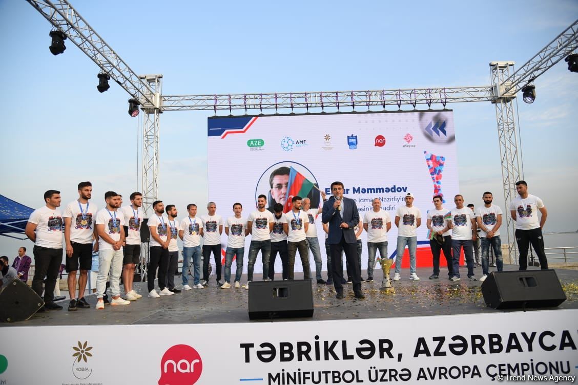 Bakıda Azərbaycanın Avropa çempionatındakı qələbəsi münasibətilə konsert keçirilib (FOTO)