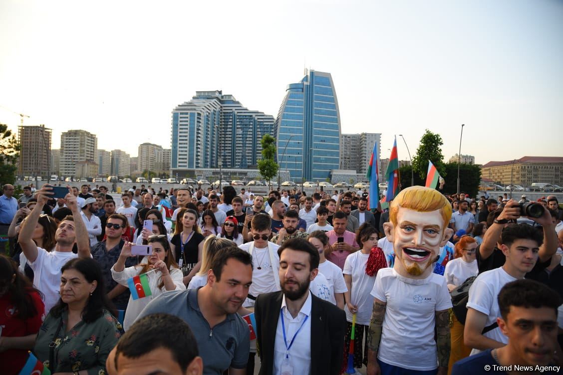 Bakıda Azərbaycanın Avropa çempionatındakı qələbəsi münasibətilə konsert keçirilib (FOTO)