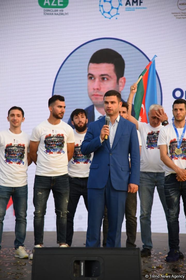 Bakıda Azərbaycanın Avropa çempionatındakı qələbəsi münasibətilə konsert keçirilib (FOTO)