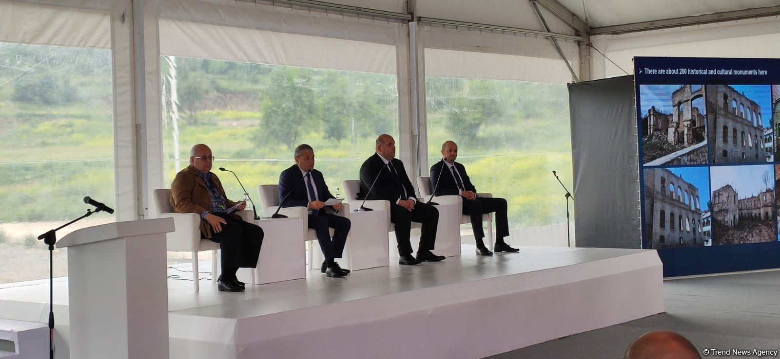 IX Qlobal Bakı Forumunun iştirakçıları Şuşada panel müzakirələr aparılıb (FOTO)