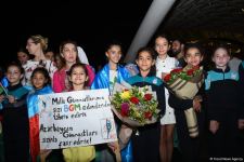 Gimnastlarımız İsraildə keçirilən Avropa çempionatından dörd medalla qayıdıblar (FOTO)