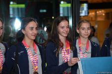Gimnastlarımız İsraildə keçirilən Avropa çempionatından dörd medalla qayıdıblar (FOTO)