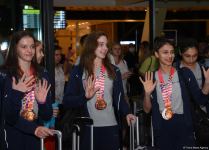 Gimnastlarımız İsraildə keçirilən Avropa çempionatından dörd medalla qayıdıblar (FOTO)