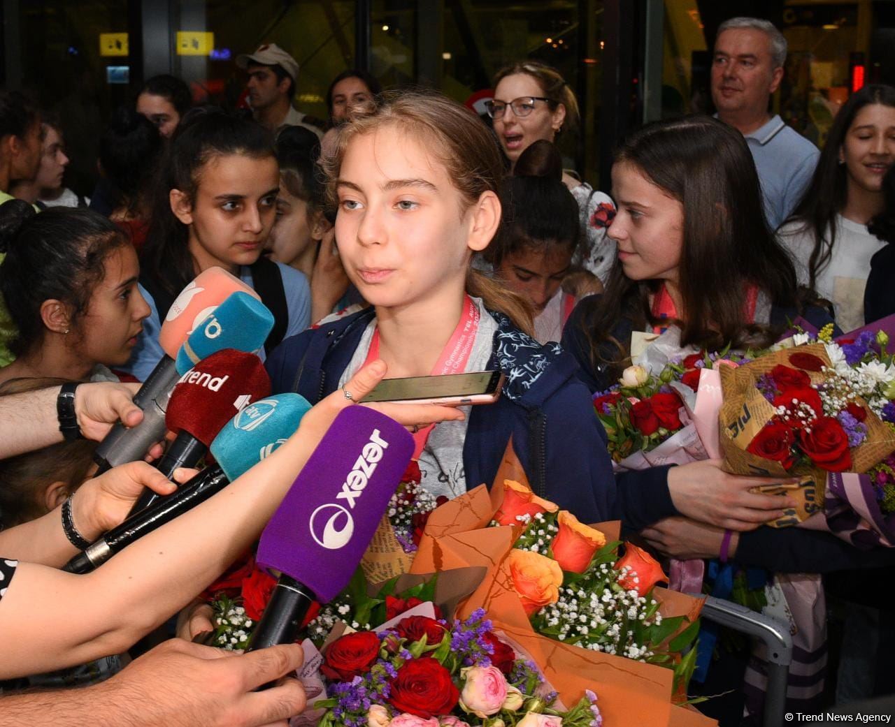 Gimnastlarımız İsraildə keçirilən Avropa çempionatından dörd medalla qayıdıblar (FOTO)
