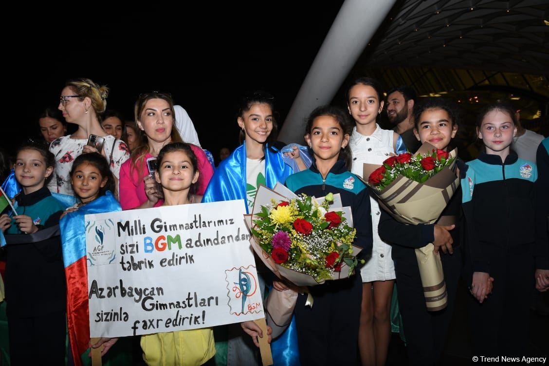 Gimnastlarımız İsraildə keçirilən Avropa çempionatından dörd medalla qayıdıblar (FOTO)