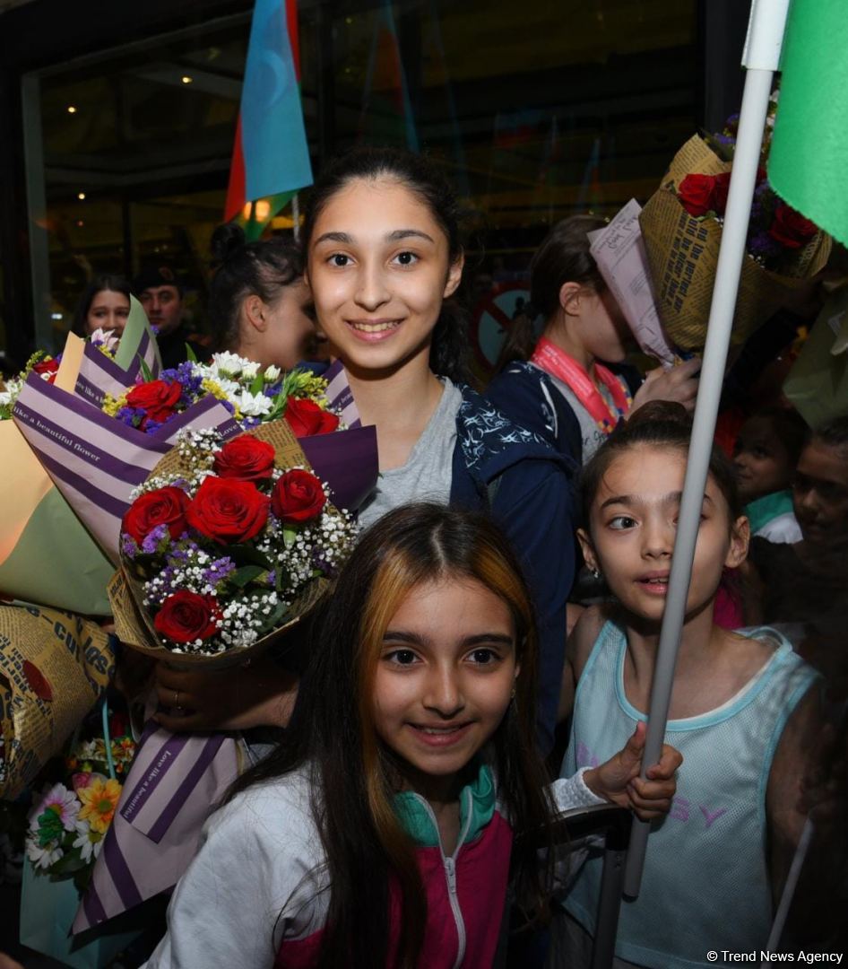 Gimnastlarımız İsraildə keçirilən Avropa çempionatından dörd medalla qayıdıblar (FOTO)