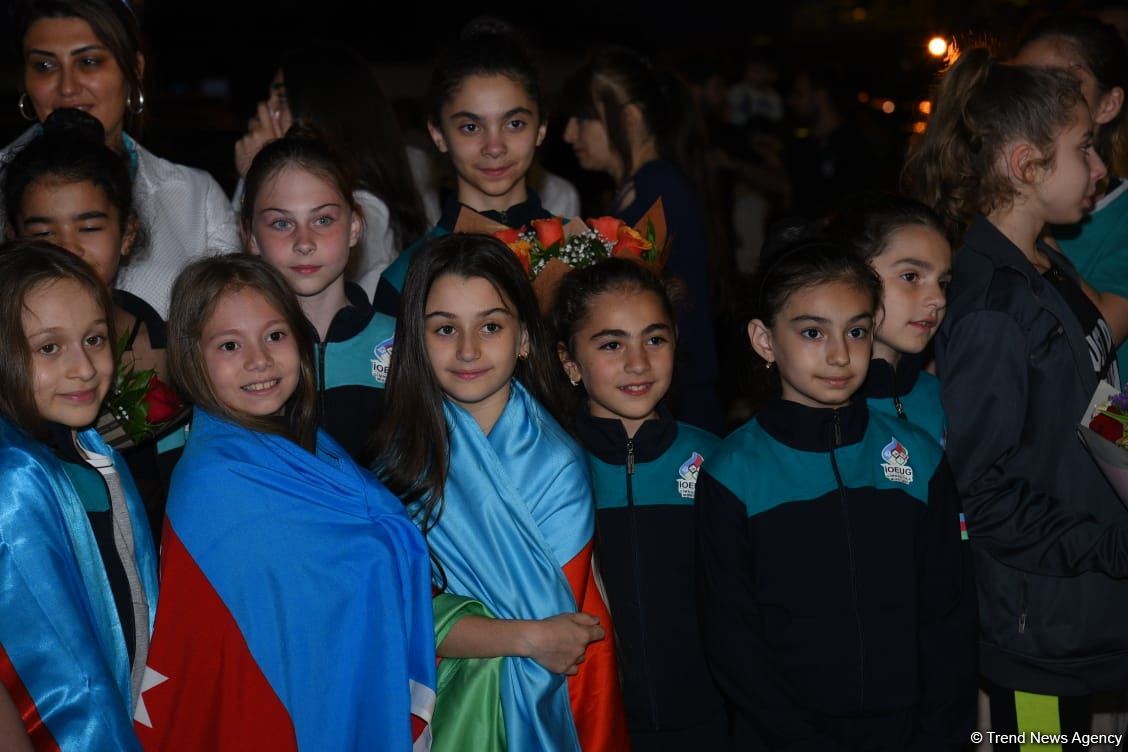 Gimnastlarımız İsraildə keçirilən Avropa çempionatından dörd medalla qayıdıblar (FOTO)