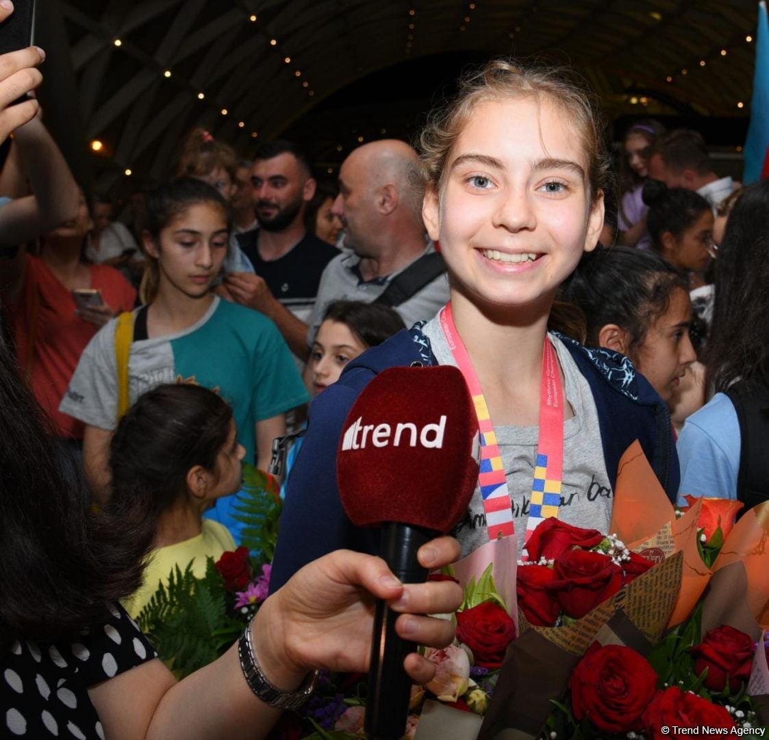 Gimnastlarımız İsraildə keçirilən Avropa çempionatından dörd medalla qayıdıblar (FOTO)