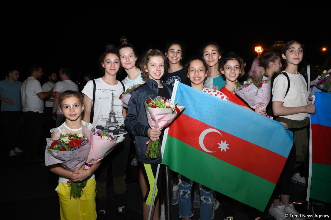 Gimnastlarımız İsraildə keçirilən Avropa çempionatından dörd medalla qayıdıblar (FOTO)