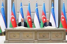 Azərbaycan-Özbəkistan sənədləri imzalanıb (YENİLƏNİB) (FOTO/VİDEO)