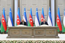Azərbaycan-Özbəkistan sənədləri imzalanıb (YENİLƏNİB) (FOTO/VİDEO)