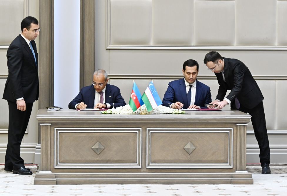 Azərbaycan-Özbəkistan sənədləri imzalanıb (YENİLƏNİB) (FOTO/VİDEO)