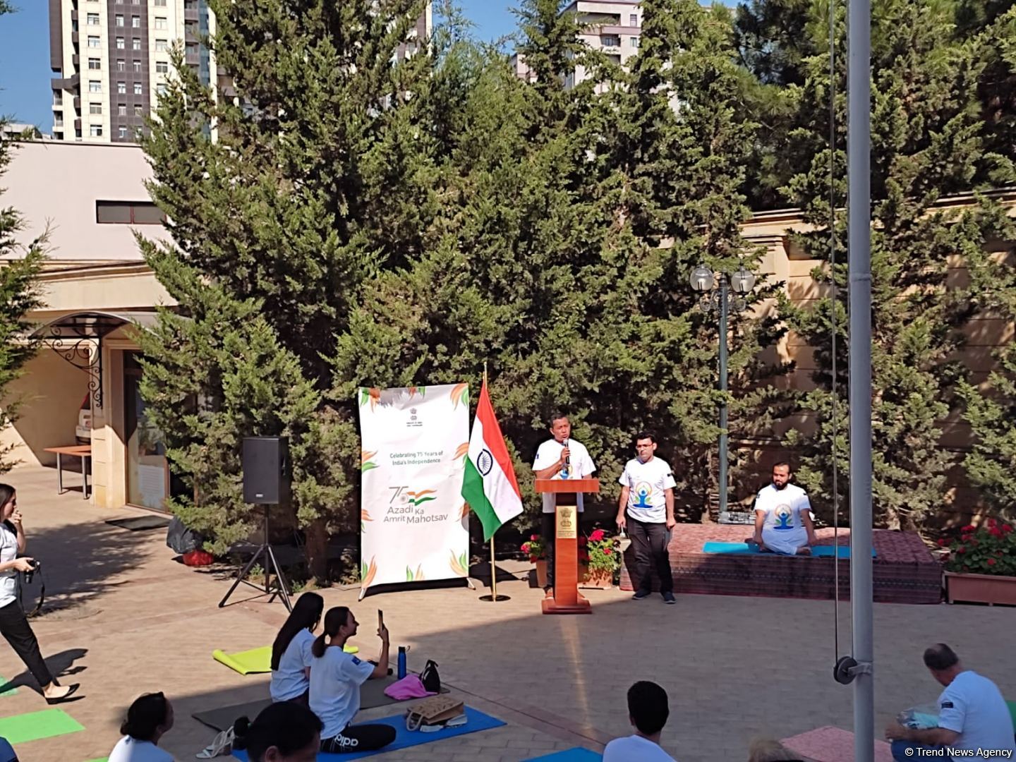 Hindistanın Azərbaycandakı səfirliyində Beynəlxalq Yoqa Günü çərçivəsində tədbir keçirilib (FOTO)
