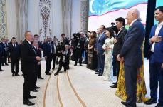 Azərbaycan Prezidenti İlham Əliyevin şərəfinə rəsmi ziyafət verilib (FOTO/VİDEO)