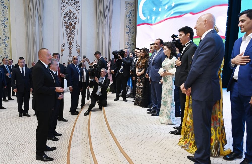 Azərbaycan Prezidenti İlham Əliyevin şərəfinə rəsmi ziyafət verilib (FOTO/VİDEO)