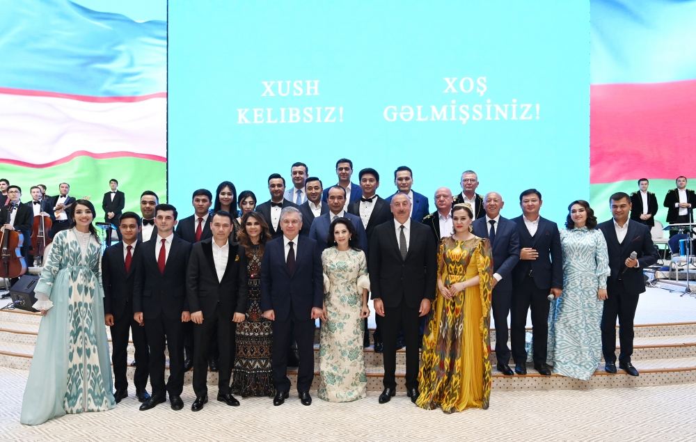 Azərbaycan Prezidenti İlham Əliyevin şərəfinə rəsmi ziyafət verilib (FOTO/VİDEO)