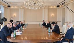 Prezident İlham Əliyev Rusiyanın xarici işlər naziri Sergey Lavrovu qəbul edib (YENİLƏNİB) (FOTO/VİDEO)