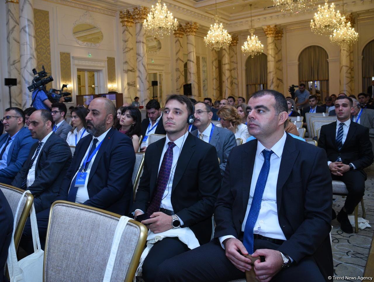 Samir Şərifov Qara Dəniz Ticarət və İnkişaf Bankını Qarabağda biznes layihələrinə dəstək verməyə çağırıb (FOTO)