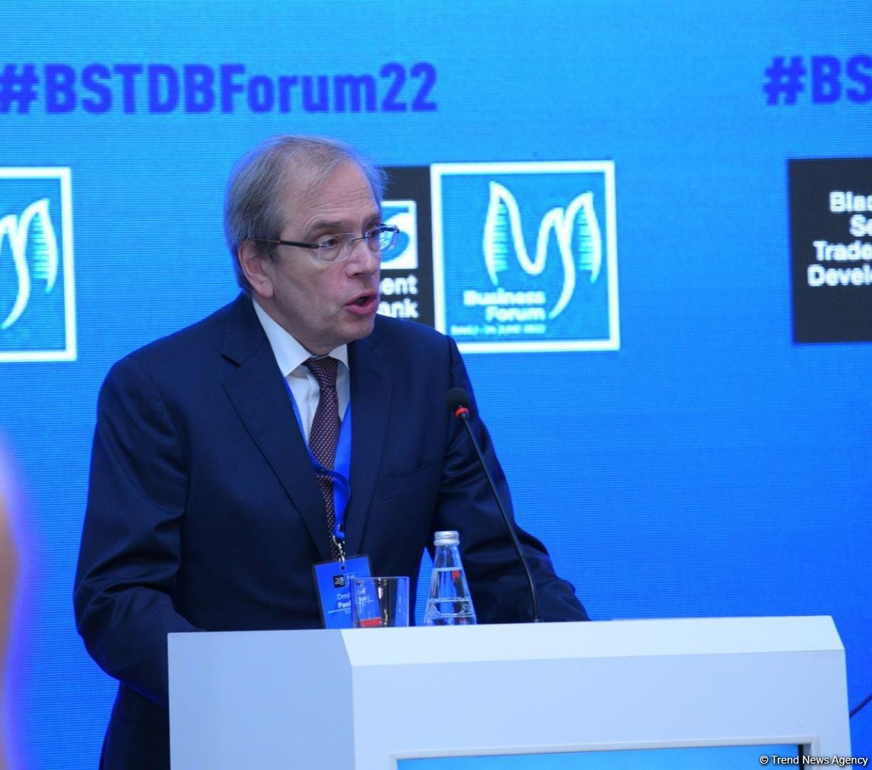 Samir Şərifov Qara Dəniz Ticarət və İnkişaf Bankını Qarabağda biznes layihələrinə dəstək verməyə çağırıb (FOTO)