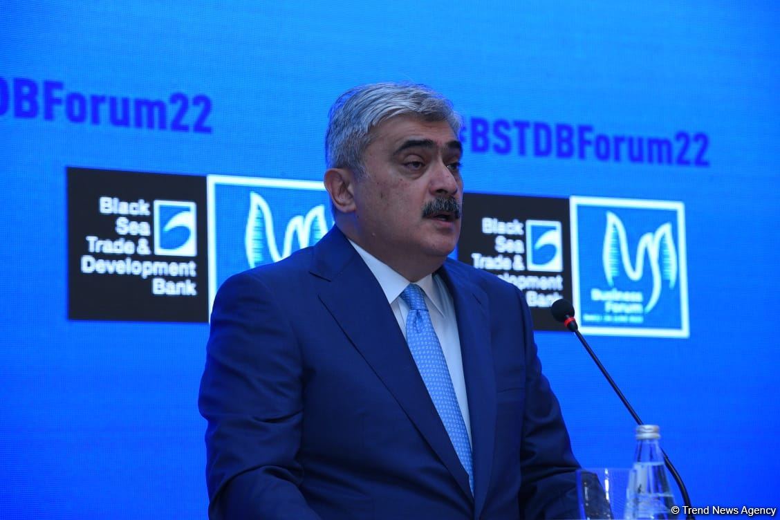 Samir Şərifov Qara Dəniz Ticarət və İnkişaf Bankını Qarabağda biznes layihələrinə dəstək verməyə çağırıb (FOTO)