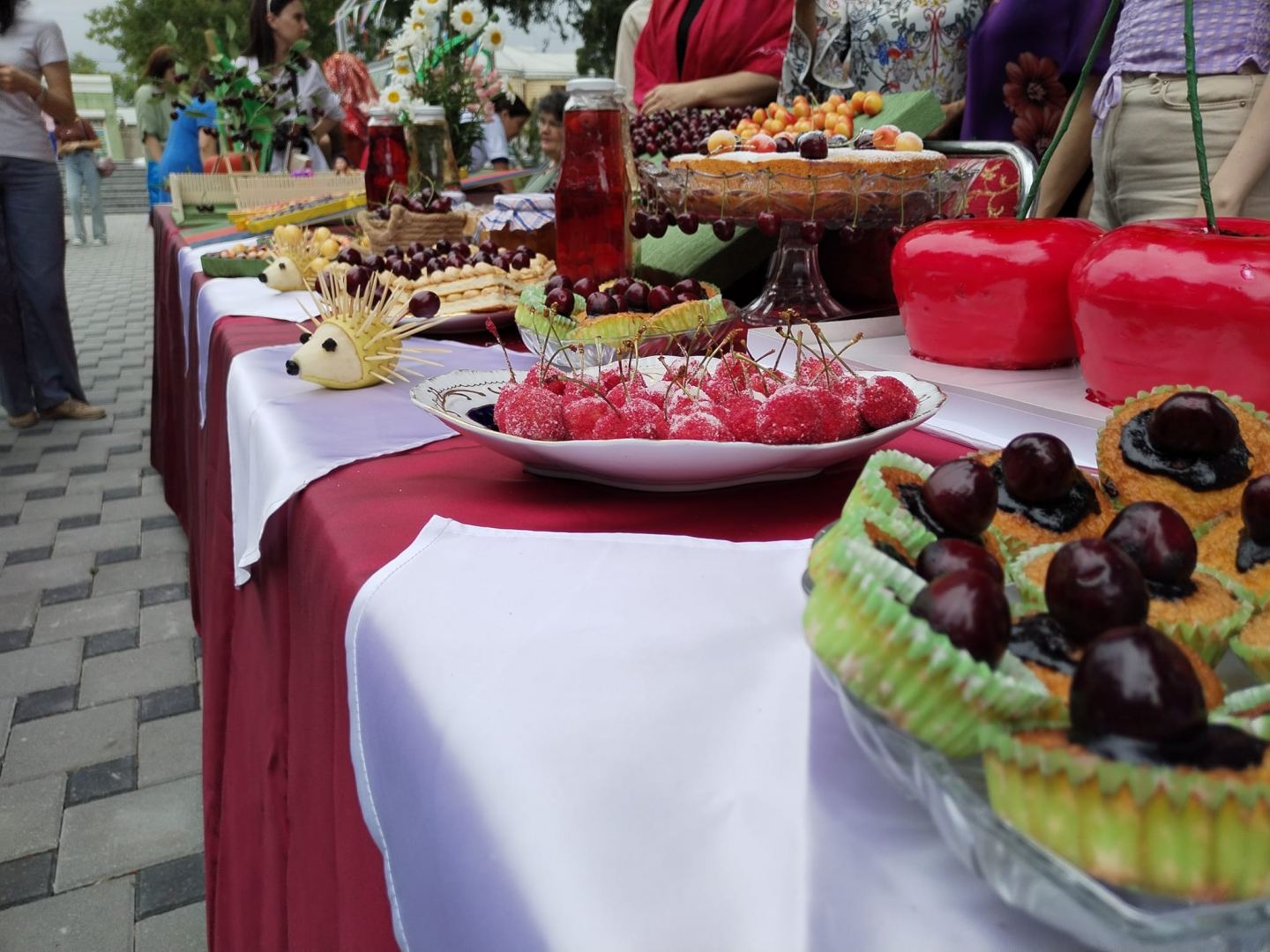 Azərbaycanda ilk dəfə “Albalı və gilas” festivalı keçirilib (FOTO)
