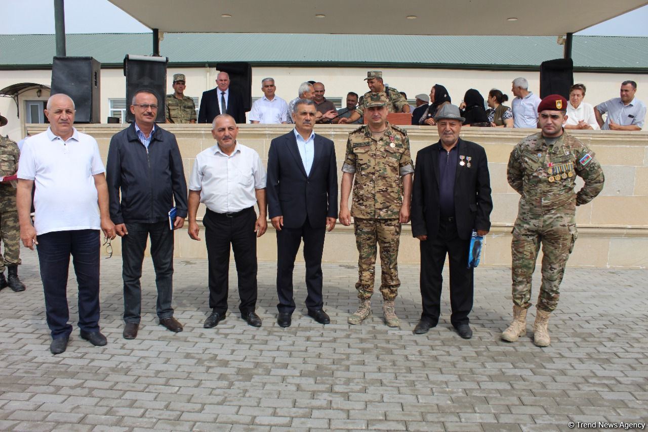 Ağdamda N saylı hərbi hissədə Silahlı Qüvvələr Günü münasibəti ilə tədbir keçirilib (FOTO)