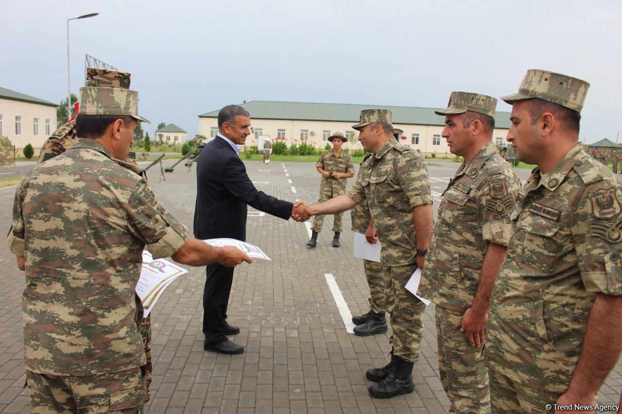 Ağdamda N saylı hərbi hissədə Silahlı Qüvvələr Günü münasibəti ilə tədbir keçirilib (FOTO)