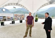 Prezident İlham Əliyev Göygöl, Kəlbəcər və Laçın rayonlarına səfər edib (FOTO/VİDEO)