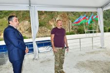 Prezident İlham Əliyev Kəlbəcərdə “İstisu” mineral su zavodunun təməlini qoyub (YENİLƏNİB) (FOTO/VİDEO)