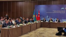 Hazırda Azərbaycan-Qazaxıstan-Türkiyə əməkdaşlığı böyük əhəmiyyət kəsb edir - Ceyhun Bayramov (FOTO)