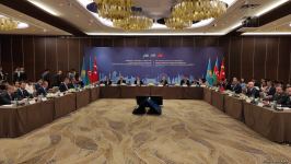 Hazırda Azərbaycan-Qazaxıstan-Türkiyə əməkdaşlığı böyük əhəmiyyət kəsb edir - Ceyhun Bayramov (FOTO)