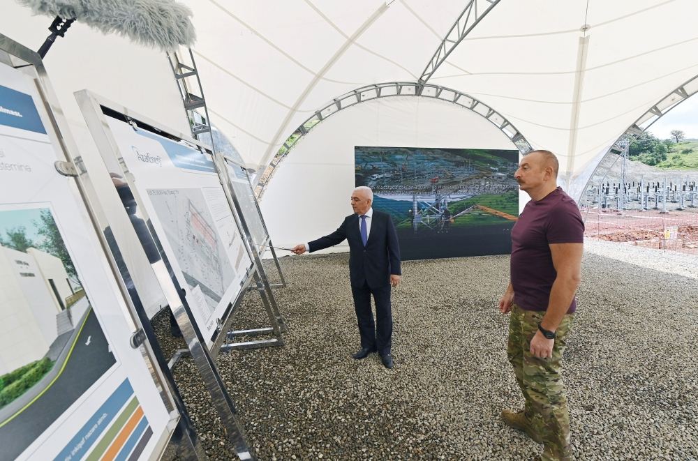 Prezident İlham Əliyev Laçında “Qorçu” elektrik yarımstansiyasında görülən işlərlə tanış olub (FOTO/VİDEO) (YENİLƏNİB)