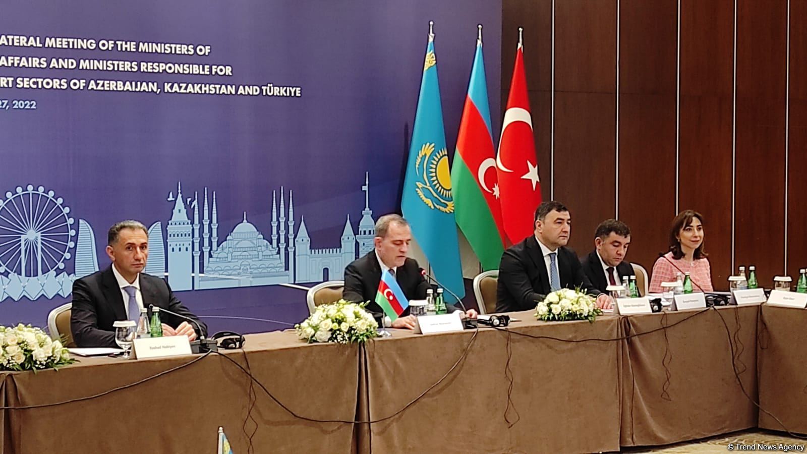 Hazırda Azərbaycan-Qazaxıstan-Türkiyə əməkdaşlığı böyük əhəmiyyət kəsb edir - Ceyhun Bayramov (FOTO)