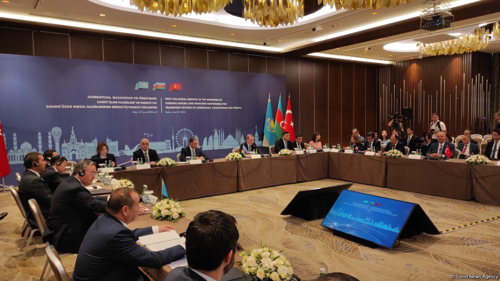 Hazırda Azərbaycan-Qazaxıstan-Türkiyə əməkdaşlığı böyük əhəmiyyət kəsb edir - Ceyhun Bayramov (FOTO)