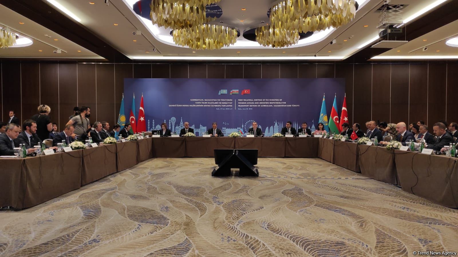 Hazırda Azərbaycan-Qazaxıstan-Türkiyə əməkdaşlığı böyük əhəmiyyət kəsb edir - Ceyhun Bayramov (FOTO)