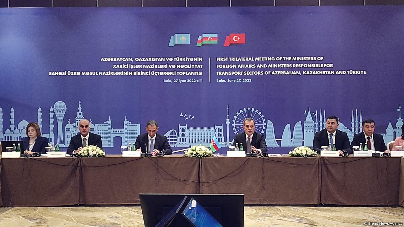Hazırda Azərbaycan-Qazaxıstan-Türkiyə əməkdaşlığı böyük əhəmiyyət kəsb edir - Ceyhun Bayramov (FOTO)