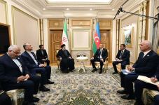 Prezident İlham Əliyevin İran Prezidenti Seyid İbrahim Rəisi ilə görüşü olub (FOTO/VİDEO) (YENİLƏNİB)