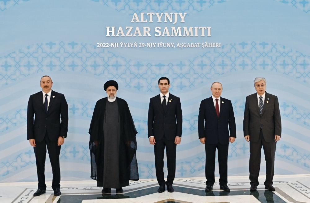 Prezident İlham Əliyev Aşqabadda Xəzəryanı Dövlətlərin Dövlət Başçılarının VI Zirvə Toplantısında iştirak edib (FOTO/VİDEO) (YENİLƏNİB-2)
