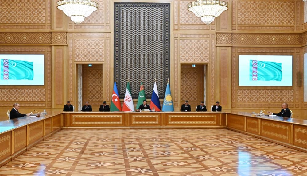 Prezident İlham Əliyev Aşqabadda Xəzəryanı Dövlətlərin Dövlət Başçılarının VI Zirvə Toplantısında iştirak edib (FOTO/VİDEO) (YENİLƏNİB-2)