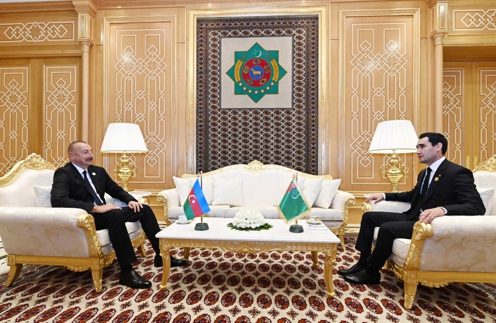 Prezident İlham Əliyevin Aşqabadda Türkmənistan Prezidenti Sərdar Berdiməhəmmədov ilə görüşü olub (FOTO/VİDEO) (YENİLƏNİB)