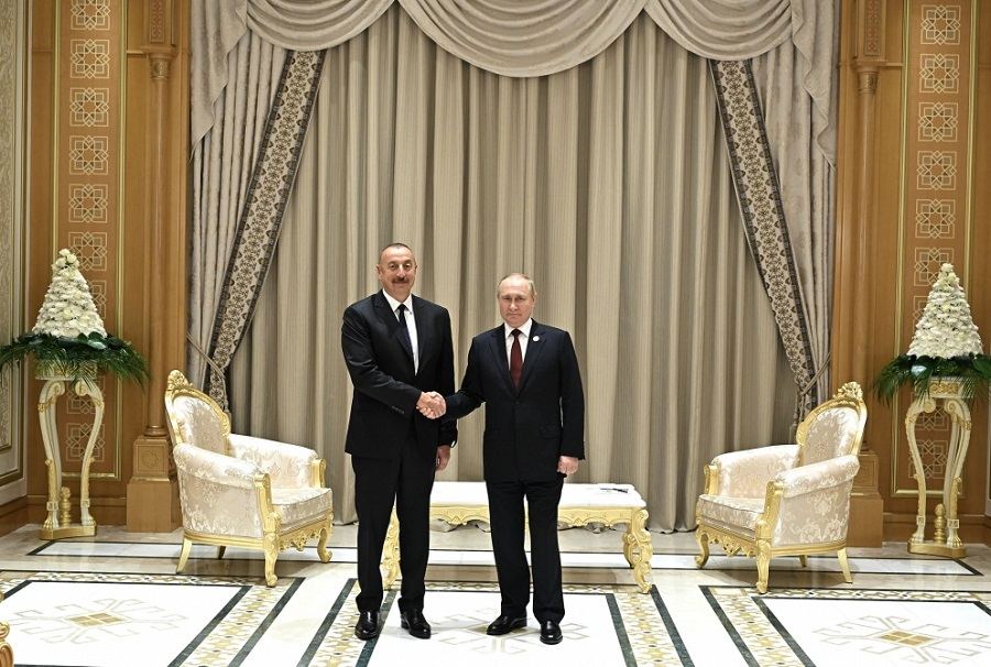 Azərbaycan Prezidenti İlham Əliyevin Aşqabadda Rusiya Prezidenti Vladimir Putin ilə görüşü olub (FOTO/VİDEO) (YENİLƏNİB)