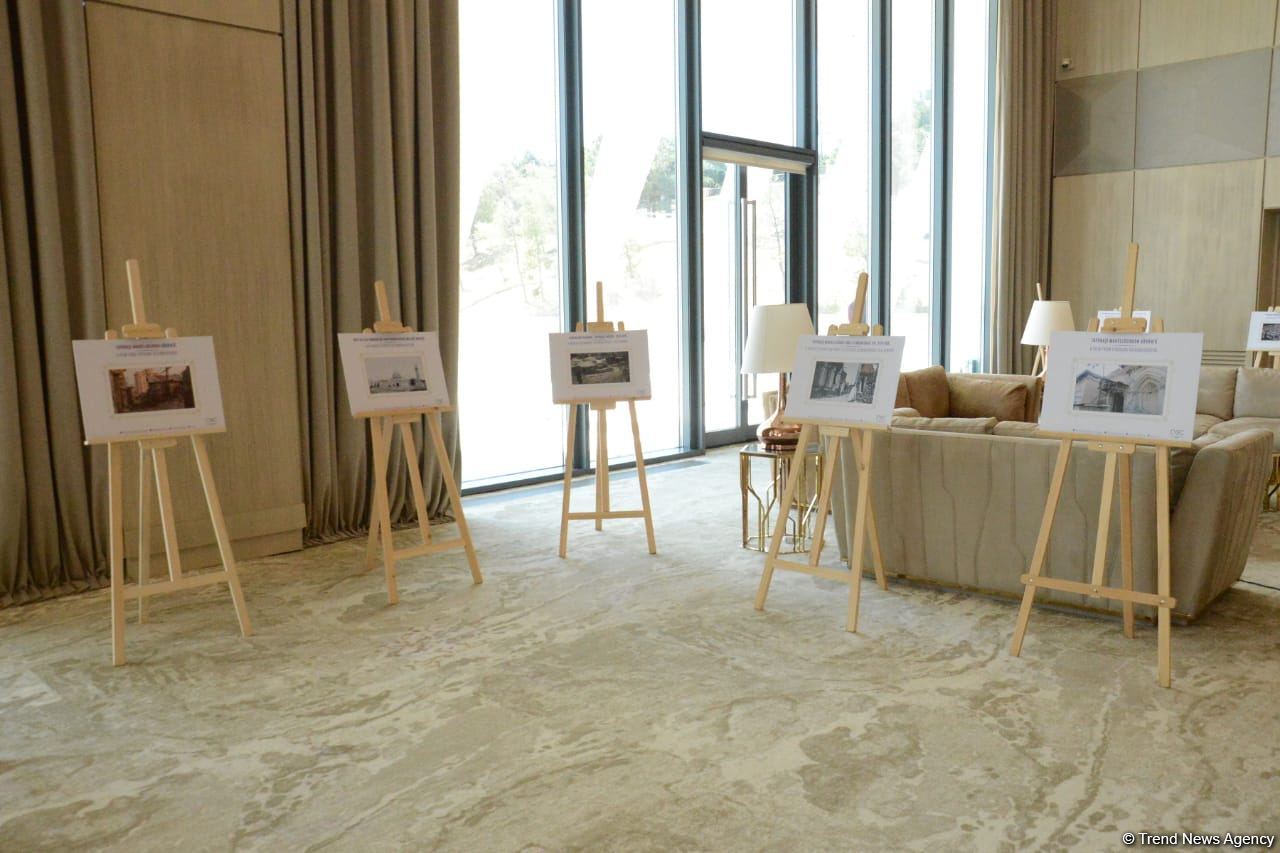 Ermənistan tərəfindən Azərbaycan irsinin dağıdılmasından bəhs edən kitabın təqdimatı olub (FOTO)