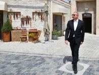 Prezident İlham Əliyev Ramana qəsəbəsində görülən abadlıq işləri ilə tanış olub (FOTO/VİDEO)