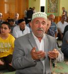 Təzəpir məscidində Qurban bayramı namazı qılınıb (FOTO)