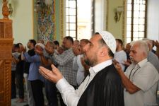 Təzəpir məscidində Qurban bayramı namazı qılınıb (FOTO)