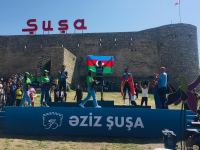 “Əziz Şuşa” beynəlxalq velosiped yarışının ikinci mərhələsinin qalib və mükafatçıları təltif ediliblər (FOTO)